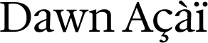 dawnAcai